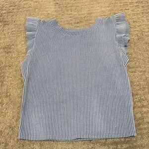 Dry Goods Moa Moa Blue Tank Top